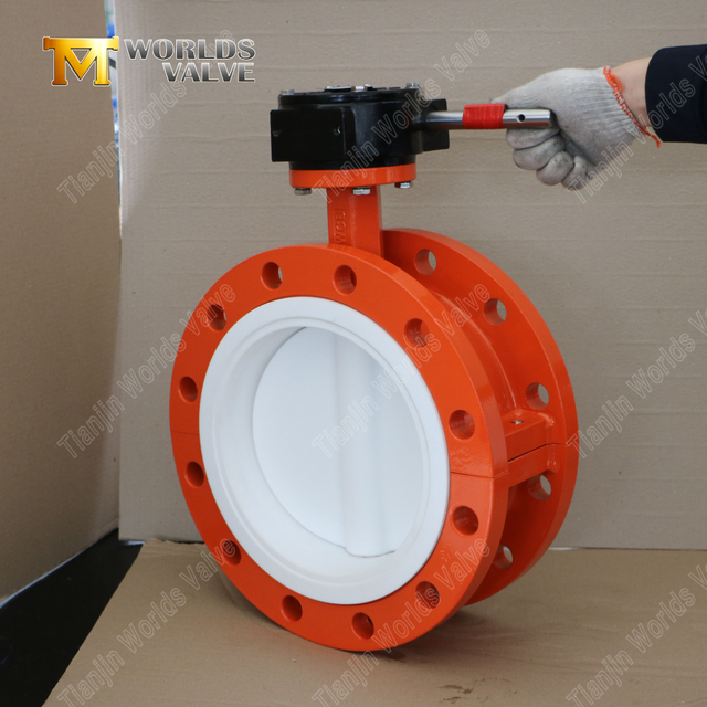 Фланцевые дисковые затворы с футеровкой из ПТФЭ | Превосходное решение для защиты от износа