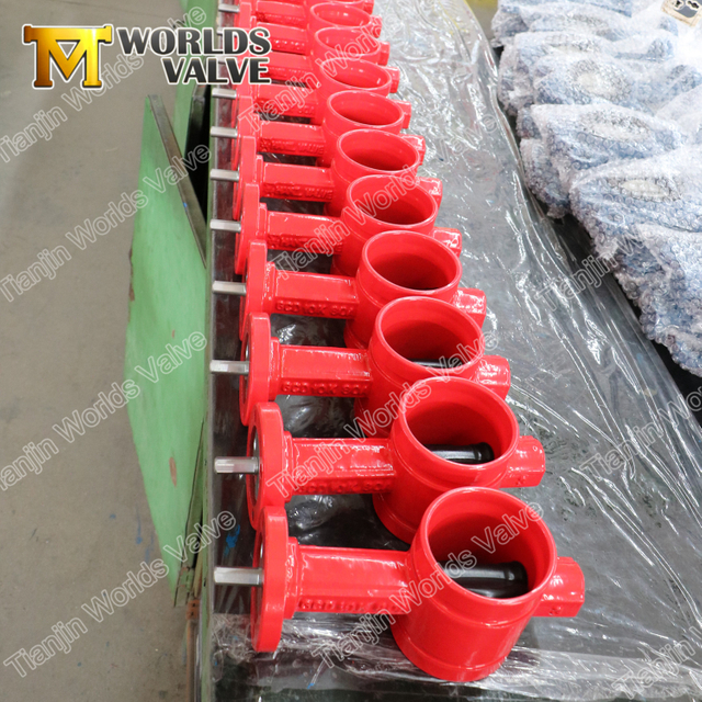 Дисковый затвор с резиновым покрытием EPDM PN10 PN16