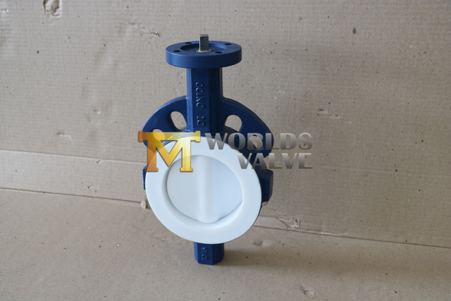 Высокопроизводительный дроссельный клапан с концентрическим покрытием из ПТФЭ