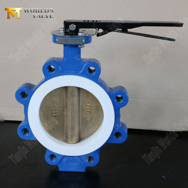 Производители клапанов бабочек - PTFE Luged Lugsed и Catched Butterfly Clap