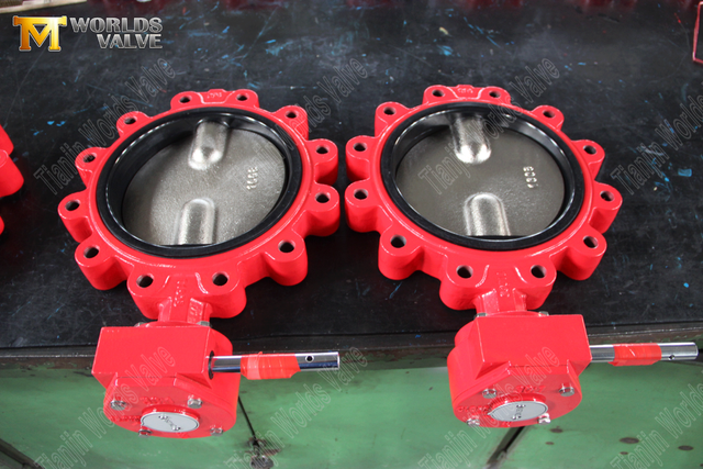 Китайские проголочные клапаны бабочек, концентричные клапаны бабочек с ручкой рычага