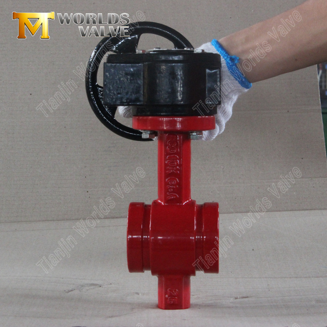 Сертифицированный дроссельный клапан с пазами и редуктором | Мировой производитель клапанов OEM