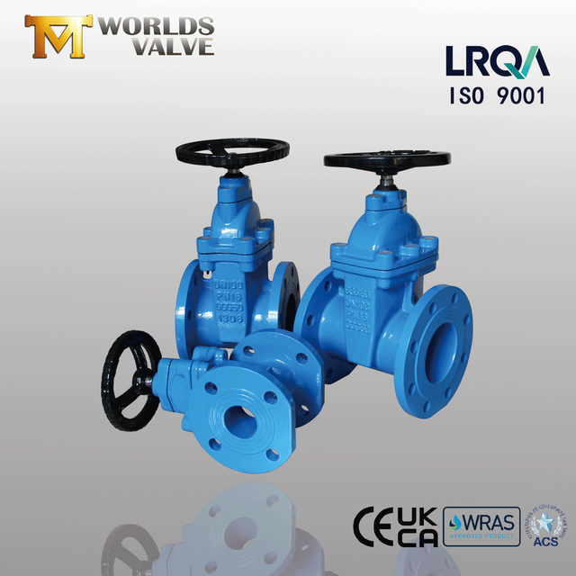 BS5163 EPDM, сидящие DI Неокрашенные клапаны стволовых затворов