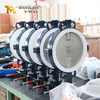 Сплит для кузова PTFE Lined SS клапан бабочки с пневматическим применением | Превосходная коррозионная стойкость и эффективность обслуживания