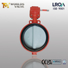 Клапан бабочки пластины с нейлоновым покрытием диска и корпуса WCB | Эффективная коррозионная стойкость