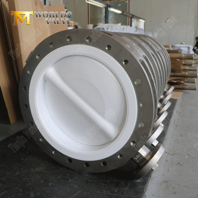 CF8M Сплит для кузова клапан бабочки с диском и сиденьем PTFE