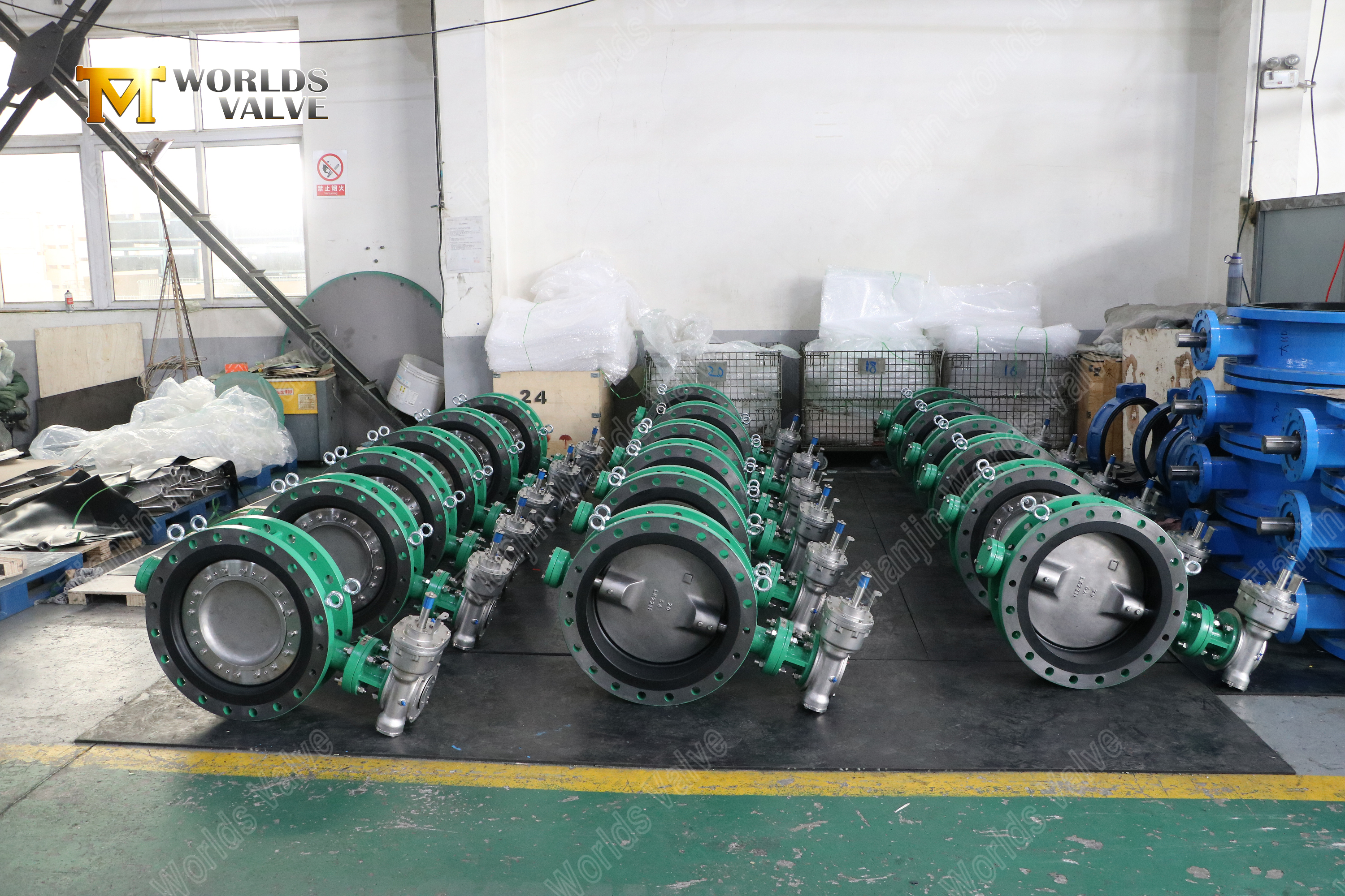 Двойное смещение двойного стального клапана бабочки с эбонитным сиденьем-1 (3)