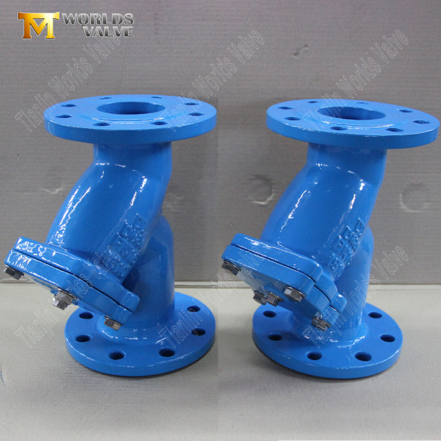 Столик из ковкого чугуна Y с фланцем E PN16 | Надежная защита трубопровода