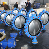 PN16 LUG Поворотный клапан с корпусом из ковкого чугуна и диском CF8M | Китай OEM-поставщик клапанов