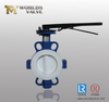 PTFE Split Body Wafl Butterfly Valve для химической промышленности