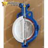 PTFE Split Body Wafl Butterfly Valve для химической промышленности