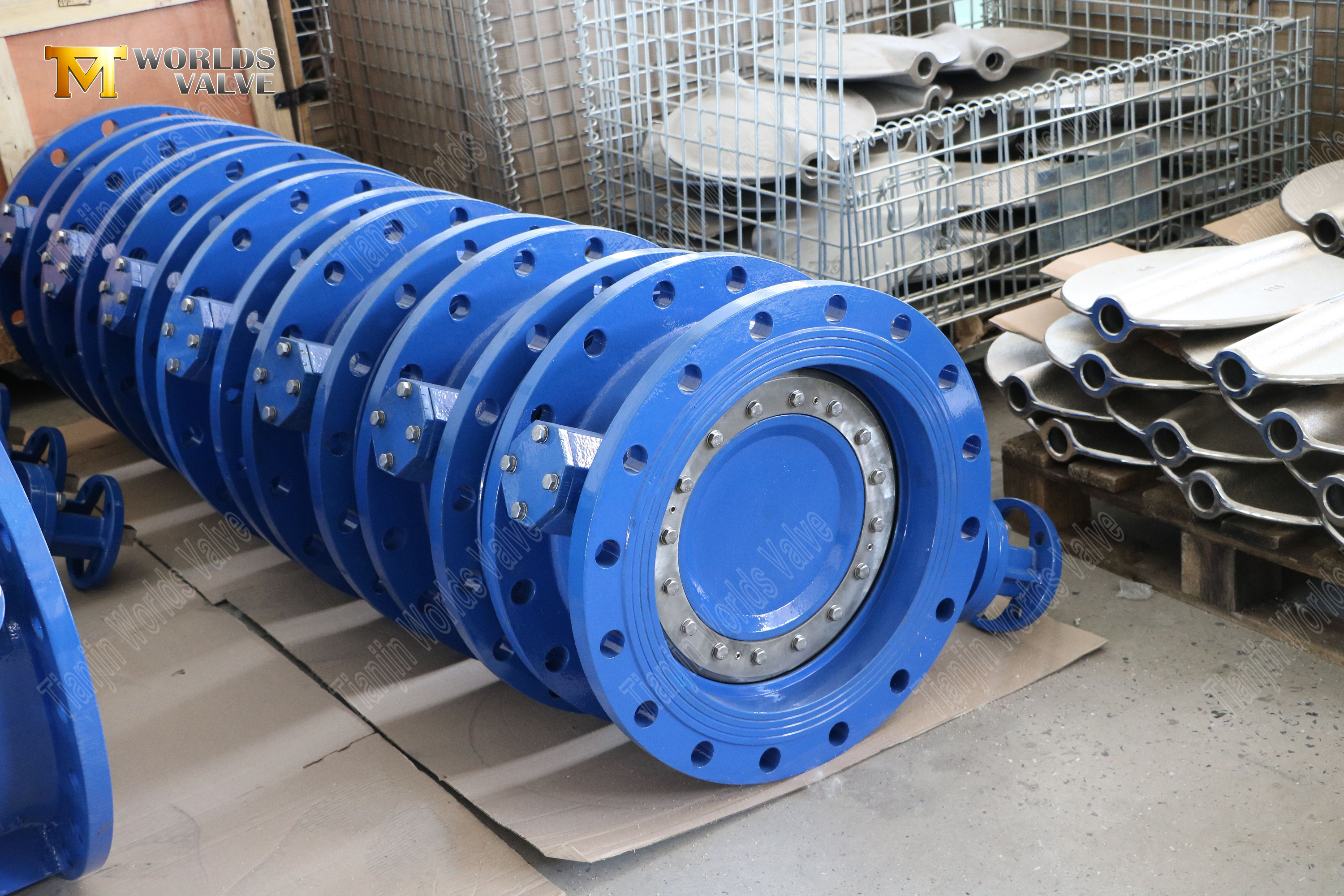 AWWA-C504-Ductile-Iron-Double-Oftset-Butterfly-Valve-China-Valve-производитель