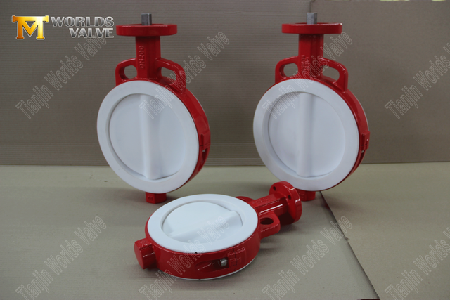 PTFE PTFE Butterfly клапаны-вайп-клапаны завода бабочек из Китая
