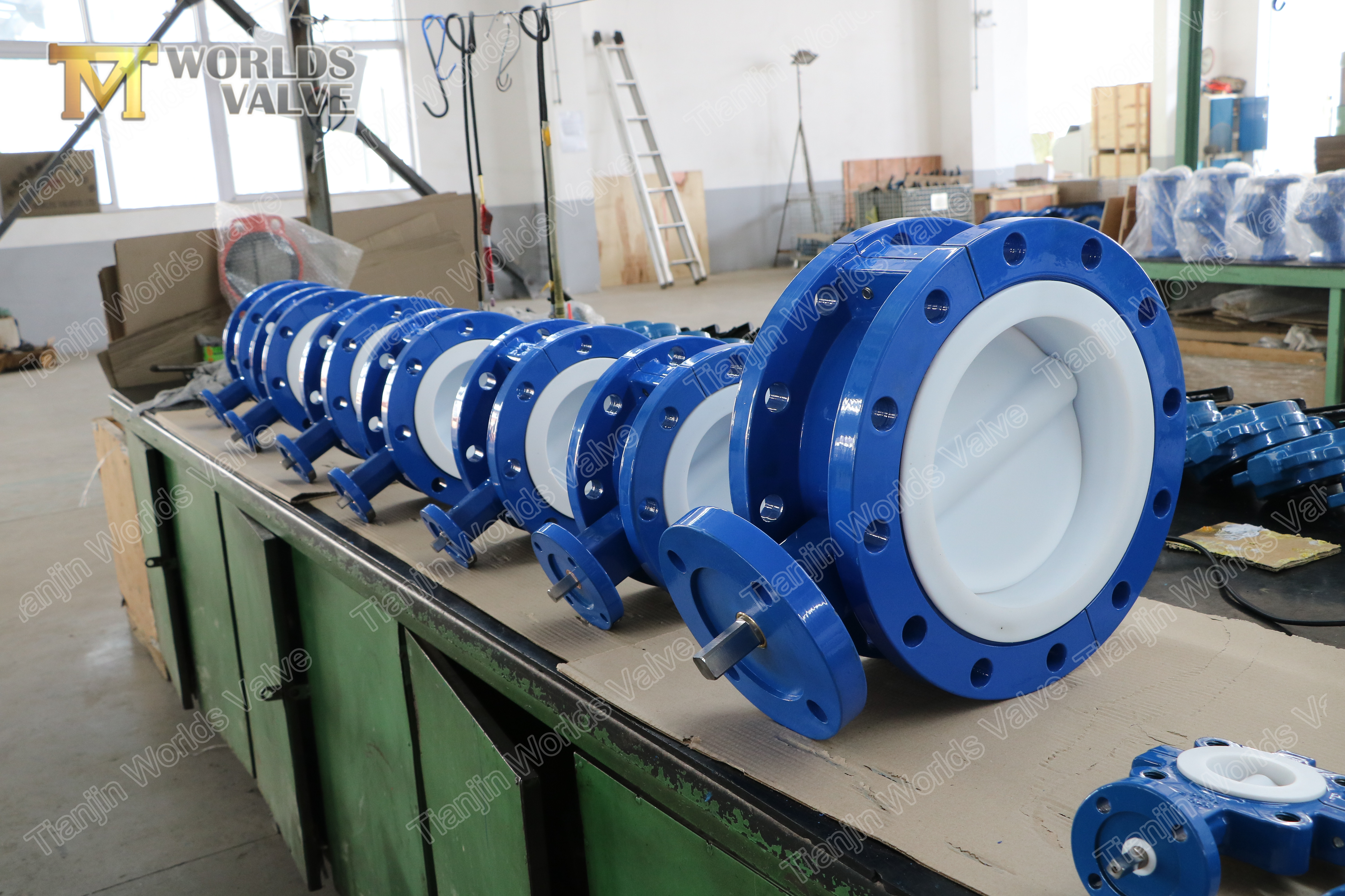2 Full PTFE подкладка Flangedbutterfly Valve