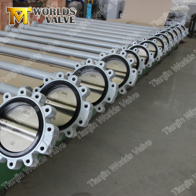 Хорошее качество Клапан бабочки с длинным / расширенным штоком / валом