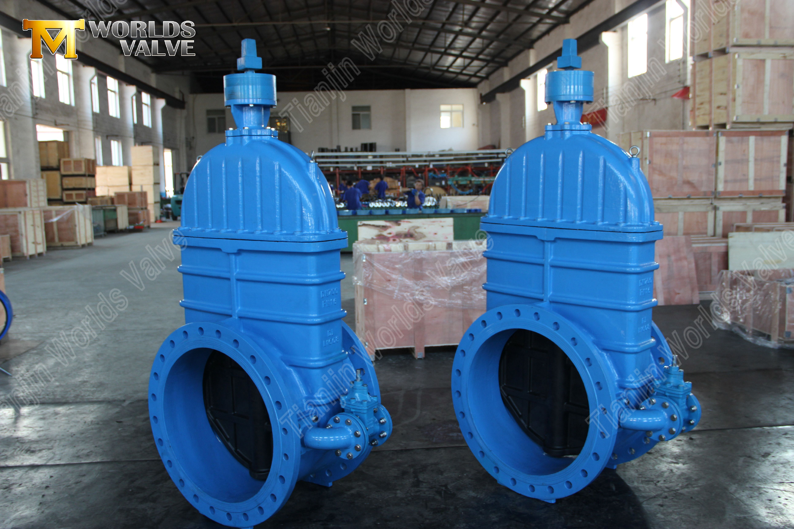 BS5163 Задвижка из ковкого чугуна с упругим седлом и невыдвижным штоком Надежное решение для контроля воды-1 (2)