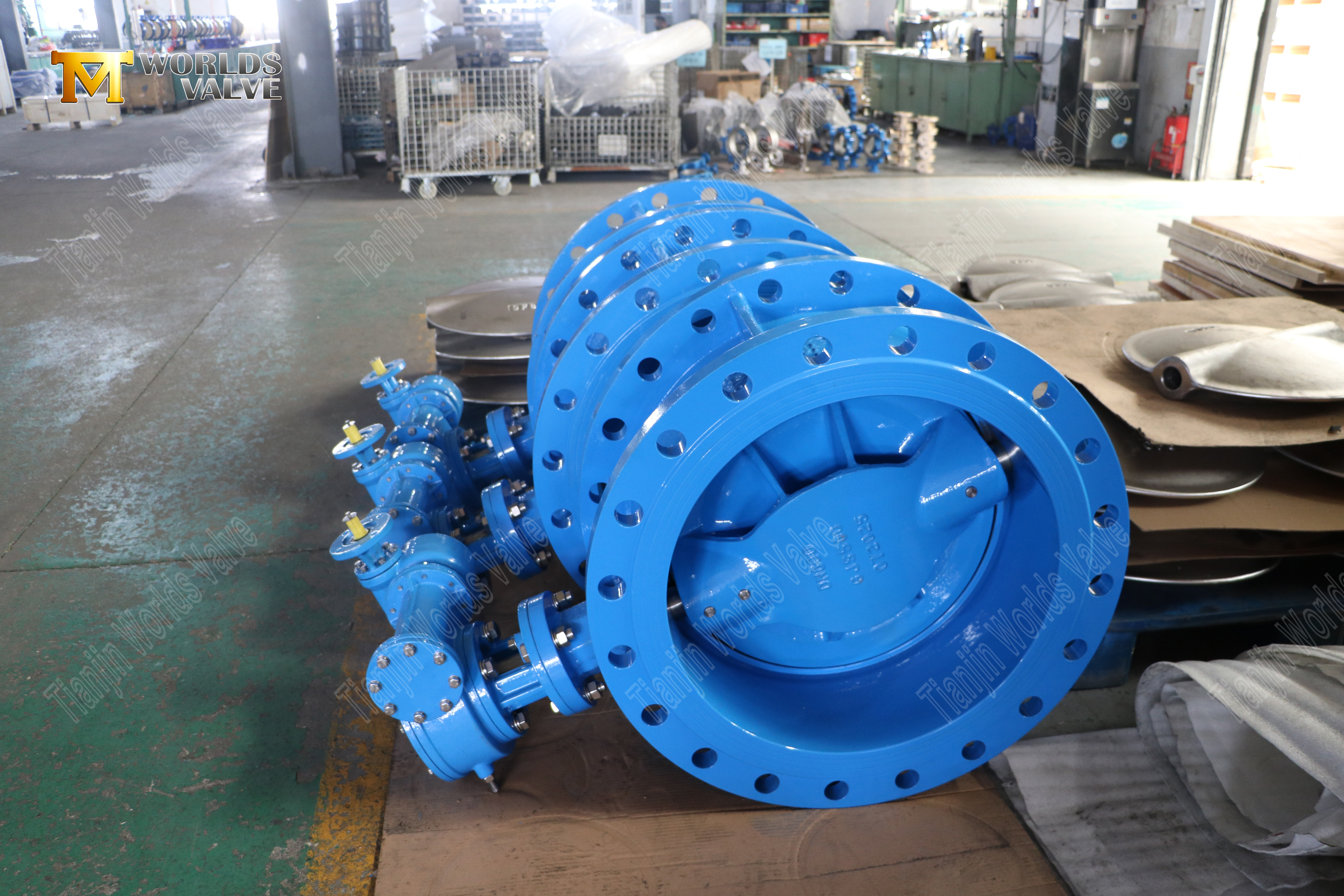 AWWA-C504-Ductile-INOUND-DOUBLE-OFTSET-Butterfly-Valve-OEM-Valve-Supplier