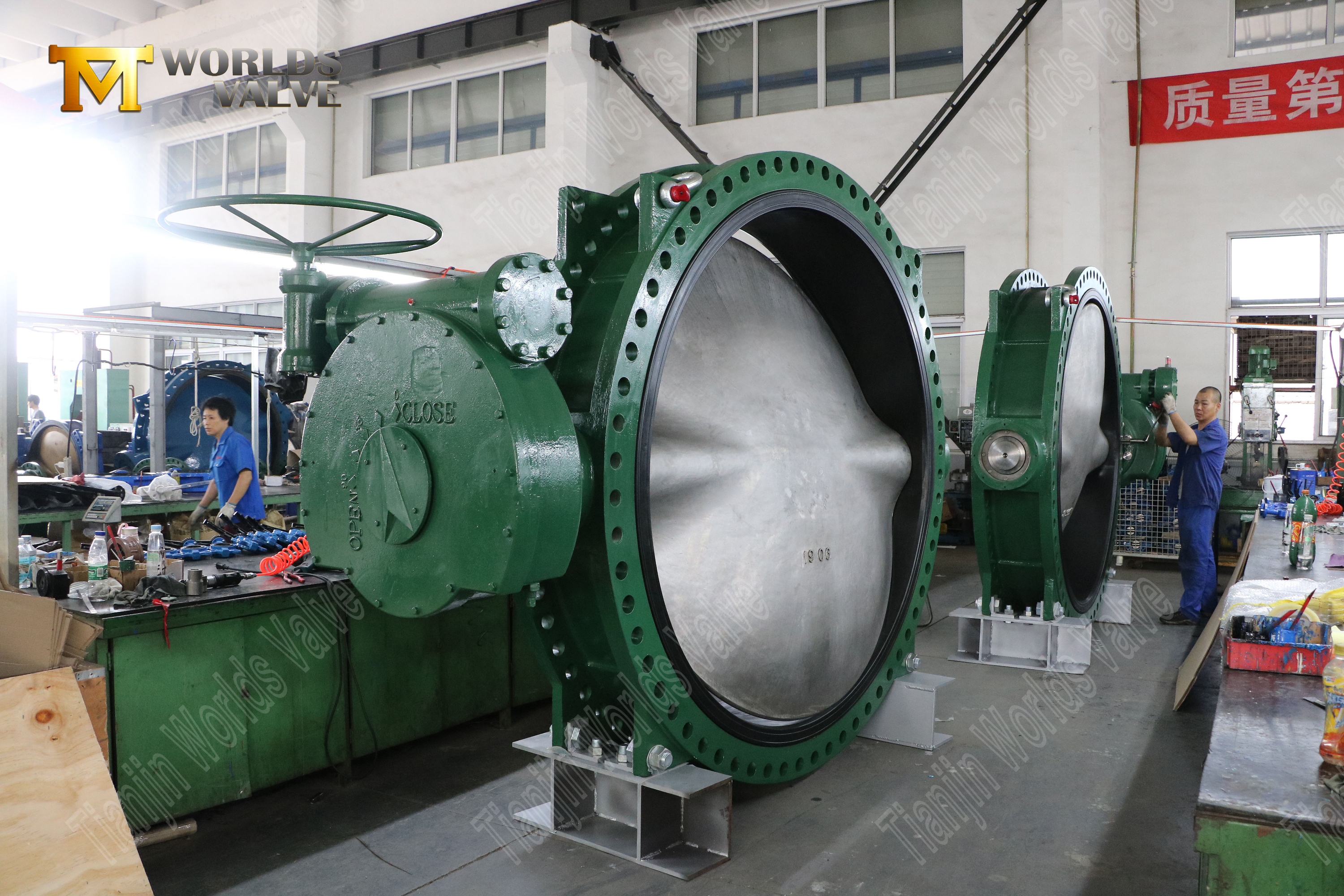 Клапан бабочки с стандартом AWWA C504 - концентрический производитель клапана бабочки -2