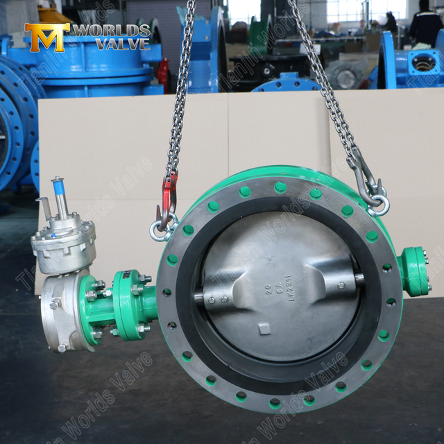 Двойное смещение двойное стальное клапан бабочки с эбонитным сиденьем | OEM & ODM Custom Solutions