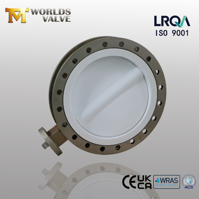 CF8M Сплит для кузова клапан бабочки с диском и сиденьем PTFE