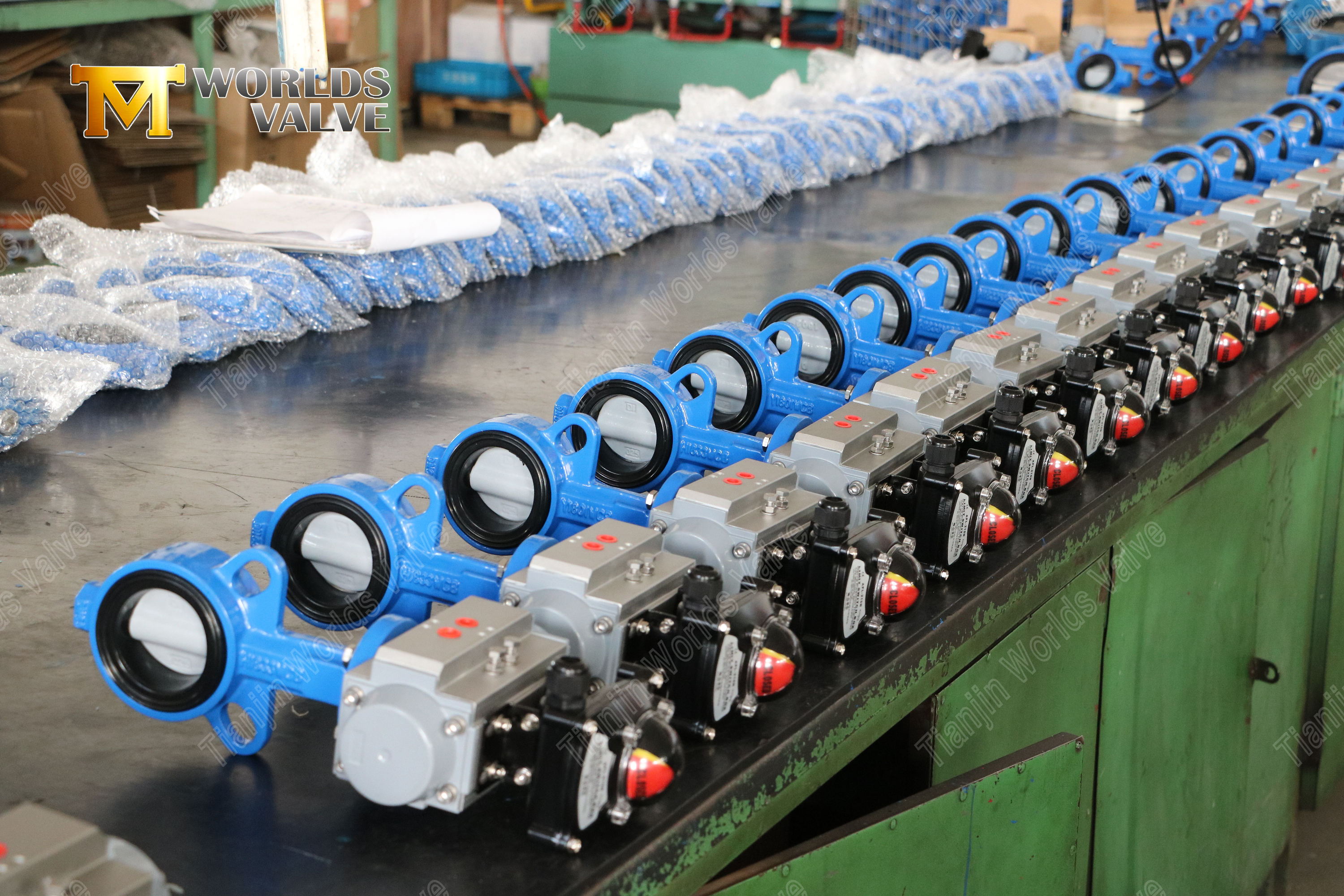 Клапан бабочки пластины с нейлоновым покрытием диска и экономически эффективной коррозионной устойчивости к коррозии 1 (1)