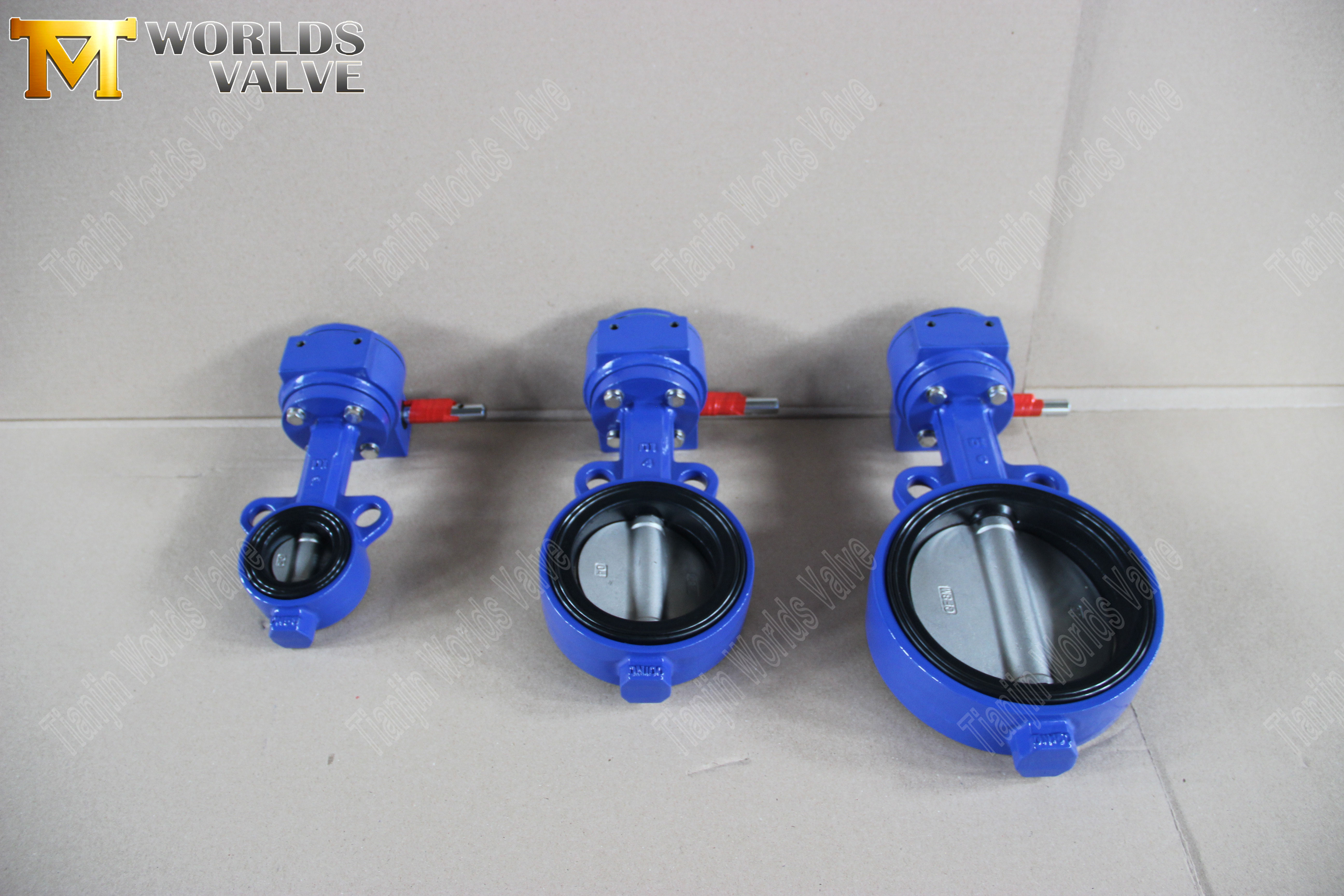 Поставщики клапанов бабочек - SS Disc Wafer Calve Butterfly Calve с ручным рычагом (8)