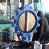 PN16 LUG Поворотный клапан с корпусом из ковкого чугуна и диском CF8M | Китай OEM-поставщик клапанов