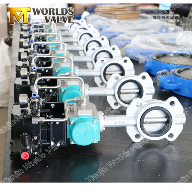 ACS утвержден SUS304 SUS316 Wafer Butterfly Valve