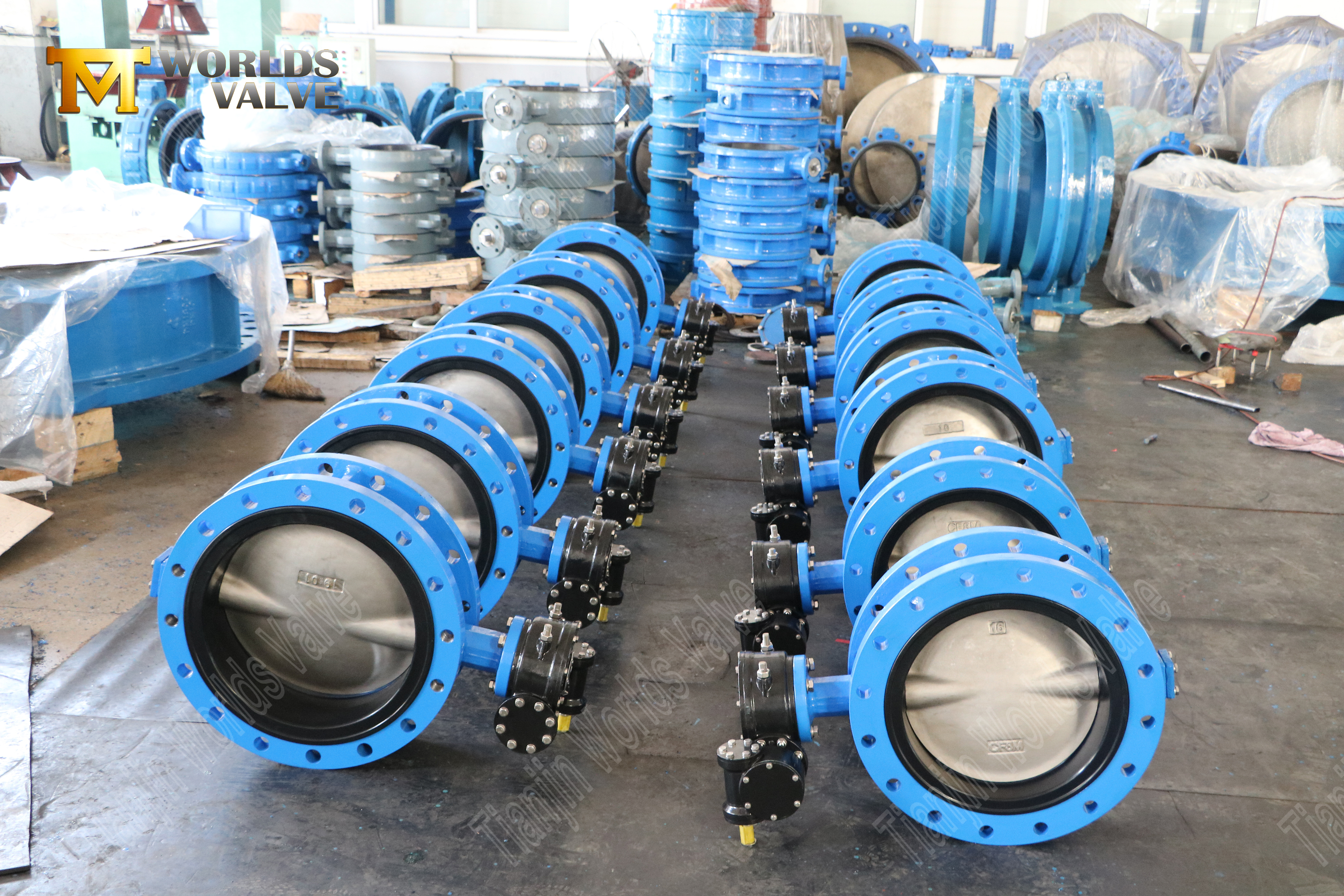 Клапан бабочки с стандартом AWWA C504 - концентрический производитель клапана бабочки -3