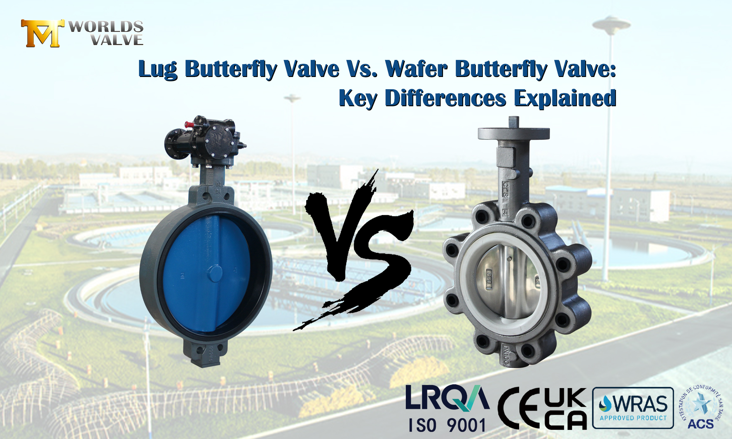 Lug Butterfly Valve Vs. Вафельная бабочка клапана: объясняется ключевые различия