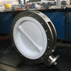 CF8M Сплит для кузова клапан бабочки с диском и сиденьем PTFE