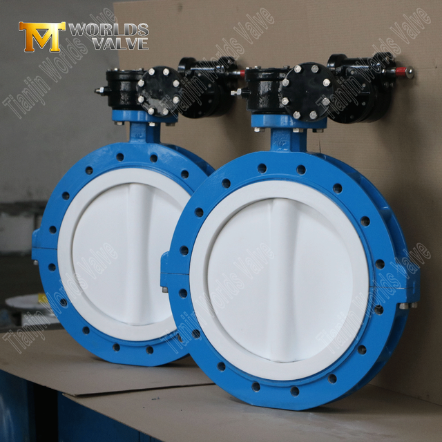 Клапаны для сиденья и дисковые бабочки типа PTFE с червя