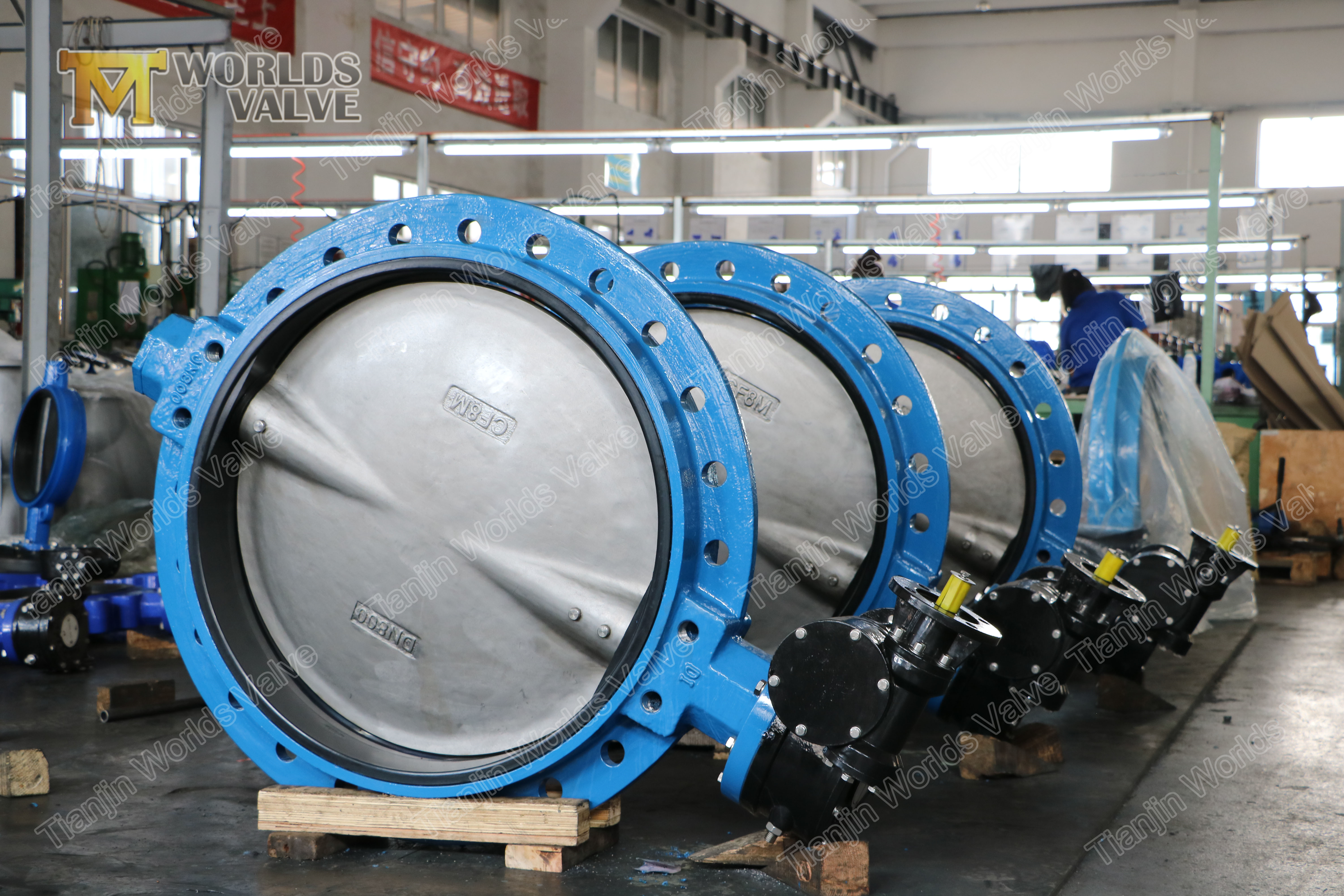 3 CF8 304 CF8M 316 Одиночный фланцевый клапан бабочки