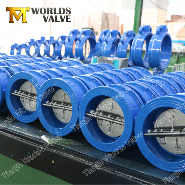 ISO5752 API594 150LB обратный клапан с двойной дверью с пластинами