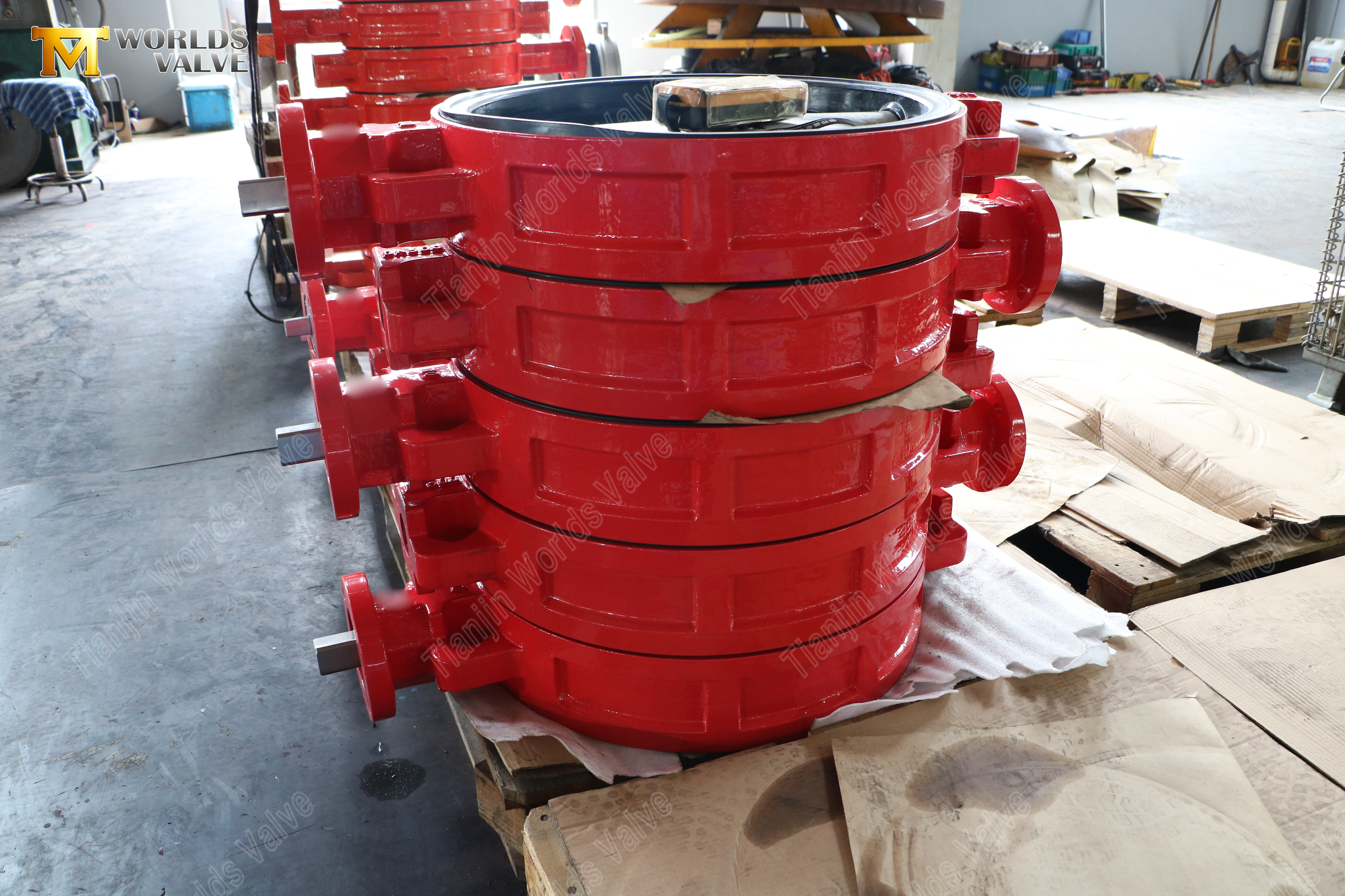 Вафельный дроссельный клапан Корпус из ковкого чугуна Седло диска CF8 из EPDM (7).jpg