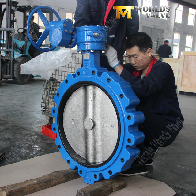 Поворотный клапан с проушинами — седло из NBR, диск CF8M, производитель OEM